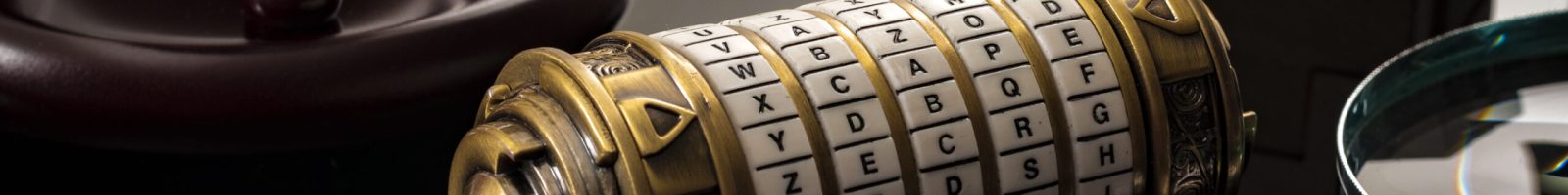 Escape the room or escape game, is a physical game where players are locked in a room and a required to examine clues and solve a puzzles. The word “Xcape” is the password for this cryptex riddle Escape the room or escape game, is a physical game where players are locked in a room and a required to examine clues and solve a puzzles. The word “Xcape” is the password for this cryptex riddle